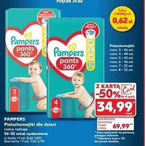 Kaufland Pieluchomajtki Pampers oferta