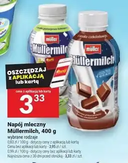 Twój Market Müller Müllermilch Napój mleczny o smaku czekoladowym 400 g oferta