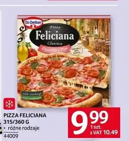 Selgros Dr. Oetker Feliciana Classica Prosciutto e Pesto Pizza 360 g oferta