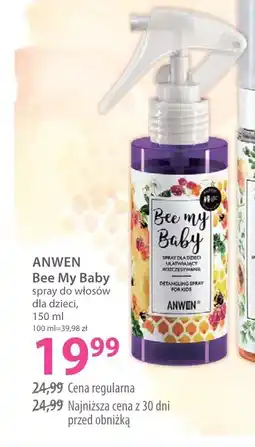 Hebe Anwen bee my baby spray do włosów dla dzieci oferta