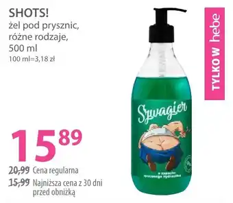 Hebe Shots! żel pod prysznic oferta