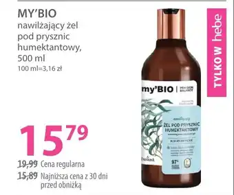 Hebe My'bio nawilżający żel pod prysznic humektantowy oferta