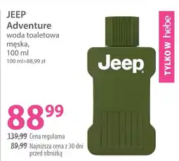 Hebe Jeep adventure woda toaletowa męska oferta