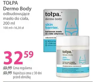 Hebe Tołpa dermo body odbudowujące masło do ciała oferta