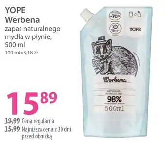 Hebe YOPE zapas naturalnego mydła w płynie oferta