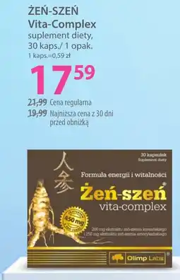 Hebe Żeń-szeń vita-complex suplement diety oferta