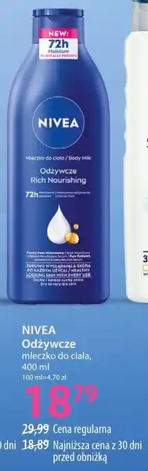 Hebe Nivea odżywcze mleczko do ciała oferta