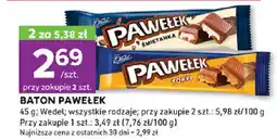 Stokrotka Express Baton pawełek wedel oferta