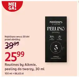 Rossmann Routines by alkmie, peeling do twarzy oferta