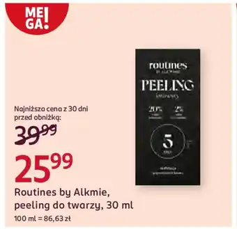 Rossmann Routines by alkmie, peeling do twarzy oferta