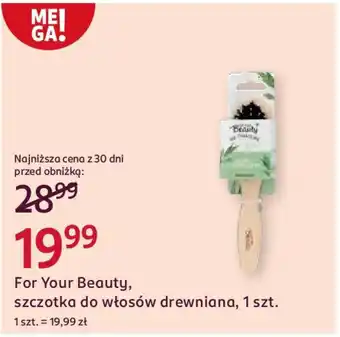 Rossmann For Your Beauty, szczotka do włosów drewniana oferta