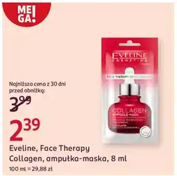 Rossmann Eveline, face therapy collagen, ampułka-maska oferta