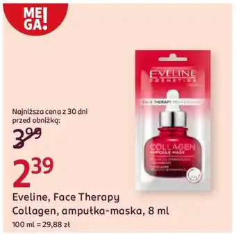 Rossmann Eveline, face therapy collagen, ampułka-maska oferta