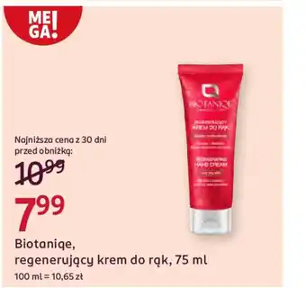 Rossmann Biotaniqe, regenerujący krem do rąk oferta