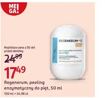 Rossmann Regenerum, peeling enzymatyczny do pięt oferta