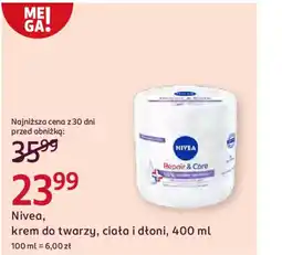 Rossmann Nivea, krem do twarzy, ciała i dłoni oferta