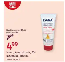 Rossmann Isana, krem do rąk, 5% mocznika oferta