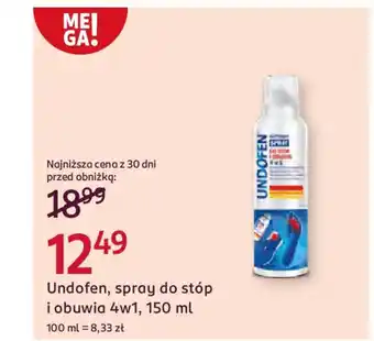 Rossmann Undofen, spray do stóp i obuwia oferta