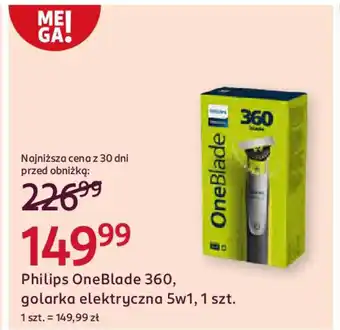 Rossmann Philips OneBlade 360, golarka elektryczna 5w1 oferta