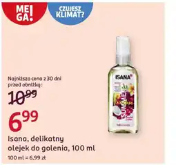 Rossmann Isana, delikatny olejek do golenia oferta