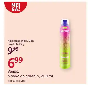 Rossmann Venus, pianka do golenia oferta