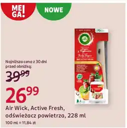 Rossmann Air Wick, Active Fresh, odświeżacz powietrza oferta