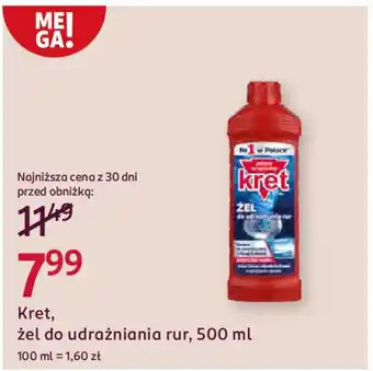 Rossmann Kret, żel do udrażniania rur oferta