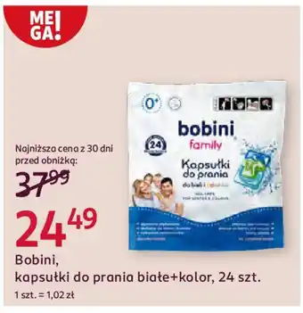 Rossmann Bobini, kapsułki do prania białe+kolor oferta