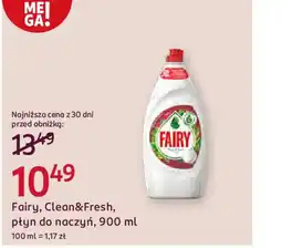 Rossmann Fairy, Clean&Fresh, płyn do naczyń oferta