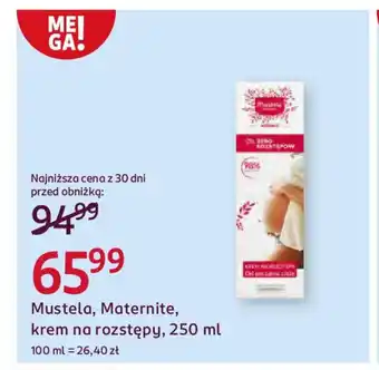 Rossmann Mustela, Maternite, krem na rozstępy oferta