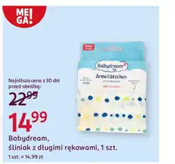 Rossmann Babydream śliniak z długimi rękawami oferta