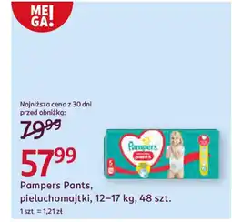 Rossmann Pampers Pants, pieluchomajtki oferta