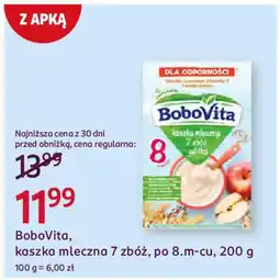 Rossmann BoboVita kaszka mleczna 7 zbóż, po 8.m-cu oferta