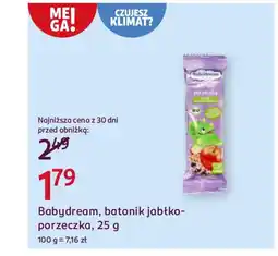 Rossmann Babydream, batonik jabłko-porzeczka oferta