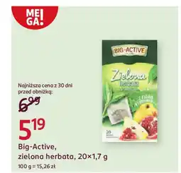 Rossmann Big-Active, zielona herbata oferta