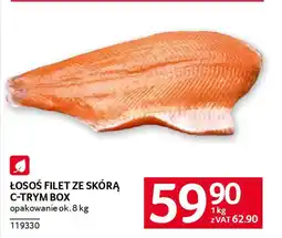 Selgros Łosoś filet ze skórą c-trym box oferta