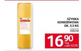 Selgros Szynka konserwowa oferta