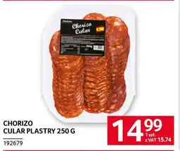 Selgros Chorizo cular plastry oferta