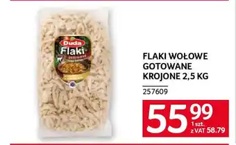 Selgros Flaki wołowe gotowane krojone oferta