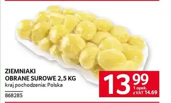 Selgros Ziemniaki obrane surowe oferta