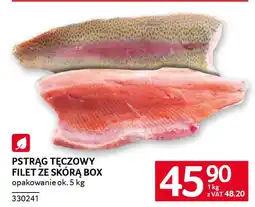 Selgros Pstrąg tęczowy filet ze skórą box oferta