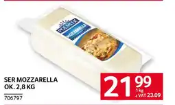 Selgros Ser mozzarella oferta