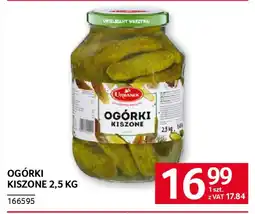 Selgros Ogórki kiszone oferta