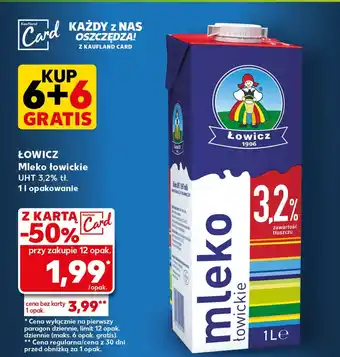 Kaufland Mleko Łowicz oferta