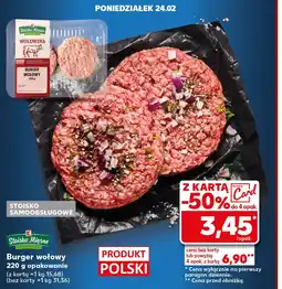 Kaufland Burger K-Stoisko Mięsne oferta