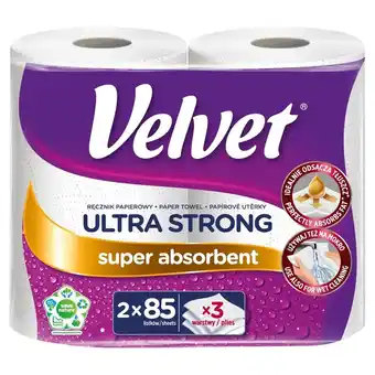 Kaufland Velvet Ultra Strong Ręcznik papierowy 2 rolki oferta