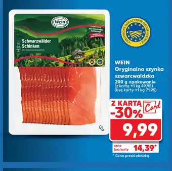 Kaufland Szynka Wein oferta