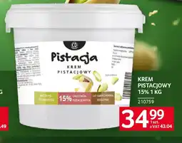 Selgros Krem pistacjowy 15% oferta