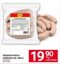 Selgros Kiełbasa biała parzona oferta