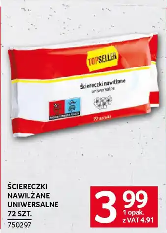 Selgros Ściereczki nawilżane uniwersalne oferta